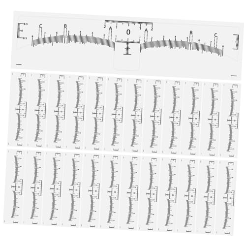 ULTECHNOVO 100 Teiliges Augenbrauenlineal Pro Tools Make Up Kit Make Up Kit Tools Damen Tools Make Up Tools Messen Des Augenbrauenformers Positionierung Des Augenbrauenformer Sets Einfaches von ULTECHNOVO