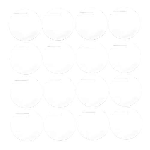 ULTECHNOVO 180 Stück Austauschbare Getränkemarker Weinzubehör Partyzubehör Partygeschenk Weinglasanhänger Getränkeanhänger Ringe Dekorationen DIY Kelchmarker Transparentes Acryl von ULTECHNOVO