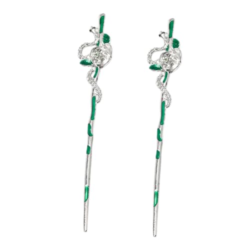 ULTECHNOVO 2 Stück Chinesische Haarnadeln für Frauen Dekorative Haarstäbchen für Hochsteckfrisuren Design für Hochzeiten Partys und Alltagslooks Vielseitige Haaraccessoires von ULTECHNOVO
