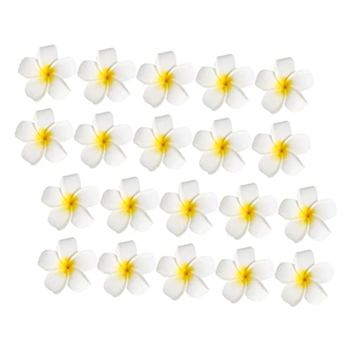 ULTECHNOVO 20stücke Blumen Haarclips Aus Plumeria Blumen Haarspangen Für Mädchen Strand Party Hochzeit Accessoires Kopfschmuck Mit Rutschfeste Clips von ULTECHNOVO