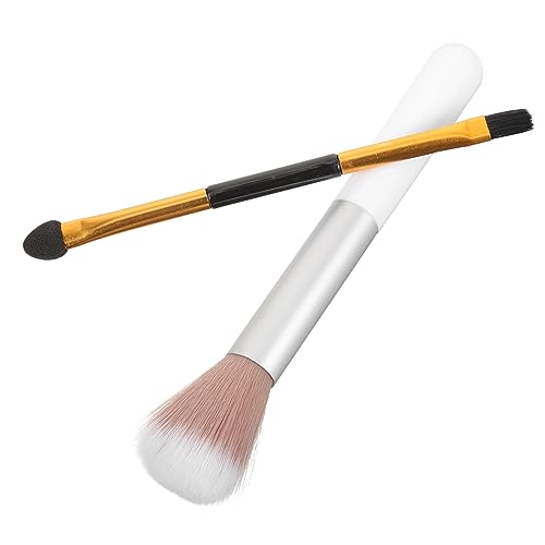 ULTECHNOVO 2st Make-up Pinsel Doppelseitige Lidschattenpinsel Foundation-make-up-applikator Creme-concealer-pinsel Augenpinsel Für Make-up Make-up-pinsel Augen Bürste Emulsion Fräulein Wolle von ULTECHNOVO