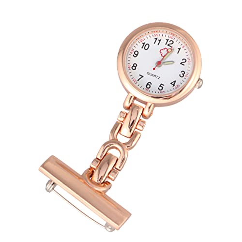 ULTECHNOVO Chic Pocket Watch Gold Ansteckuhr Für Und Ärzte Tragbare Taschenuhr Mit Clip Für Im Oder Medizinischen Bereichen von ULTECHNOVO