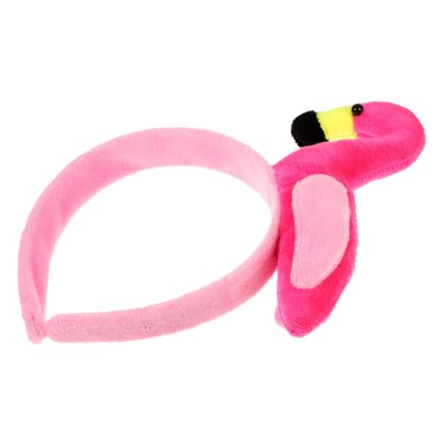 ULTECHNOVO Flamingo-Stirnband LED Flamingo Partydekorationen Strand Haarreifen Erwachsene Flamingo-Kostüm Party-Kopfschmuck dekoratives Stirnband Partystirnband Plastik Rosa von ULTECHNOVO