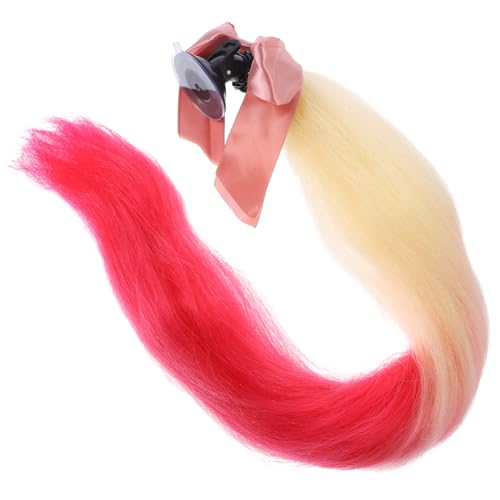 ULTECHNOVO Perücke Helm Zopf Pferdeschwanz für Erwachsene/kinder Deko Accessoire von ULTECHNOVO