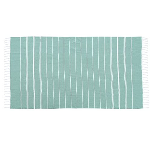 ULTECHNOVO Quaste Strandtuch Sonne groß Name Handtuch Stranddecke Strandtücher Strandtuch mit Streifen gestreiftes Strandtuch süßes Strandtuch altes Strandtuch Vermischt Green von ULTECHNOVO