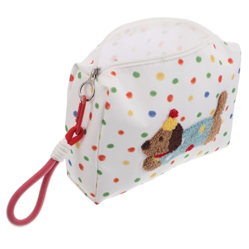 ULTECHNOVO Cute Dog Pattern Kosmetiktasche Multifunktionale Reise-Make-up-Tasche Für Damen Praktische Aufbewahrung Mit Reißverschluss Für Reisen Und Alltag von ULTECHNOVO