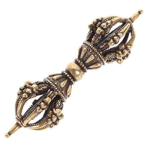 ULTECHNOVO Religiöser Tibetischer Dorje Anhänger aus Kupfer Handgefertigter Messing Stößel Schmuckanhänger Charakteristisches Design Charmanter DIY Halskette Schmuck für Männer und Frauen von ULTECHNOVO