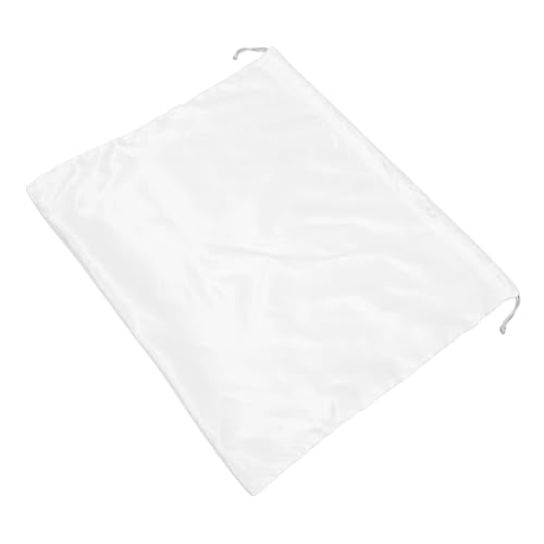 ULTECHNOVO Staubbeutel Kleiner Rucksack Mit Kordelzug Aufbewahrung Für Geldbörsen Schuhbeutel Stiefel Reiseschuhtasche Stofftaschen Kordelzug Staubschutzhüllen Geldbeutel Weiß Polyester von ULTECHNOVO