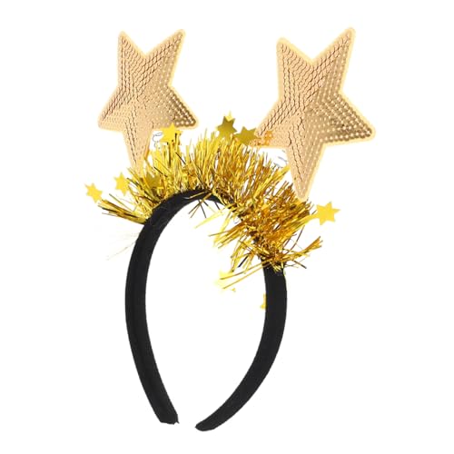 ULTECHNOVO Stirnband Mit Pailletten Und Sternen Für Frauen Und Mädchen Dekoratives Haarbändchen Für Partys Festivals Und Feiertage Glänzendes Stirnbändchen Für Fotos von ULTECHNOVO