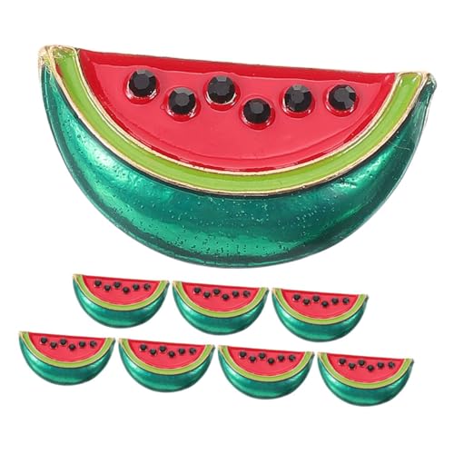 ULTECHNOVO 8stücke Wassermelonen-broschen- Kreatives Design Für Frauen Anstecknadeln Für Kleidung Cardigan-pins Stilvolle Dekoration Für Schals Und Outfits von ULTECHNOVO