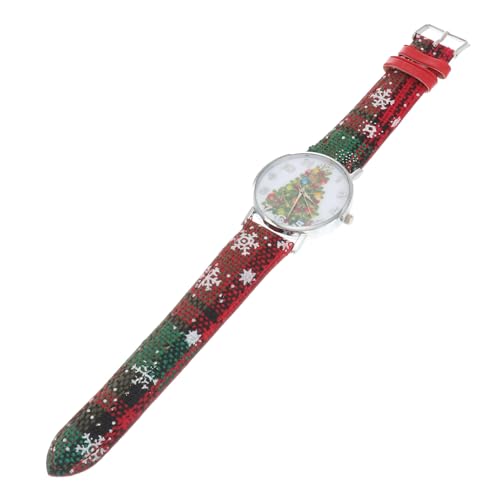 ULTECHNOVO Weihnachtsuhren für Damen elegant Weihnachts präsente Charm Damenuhren Geschenke für kleine Geschenke Quartz Uhr Quarzuhr für Damen Ohne Weihnachtsbaum Batterie von ULTECHNOVO