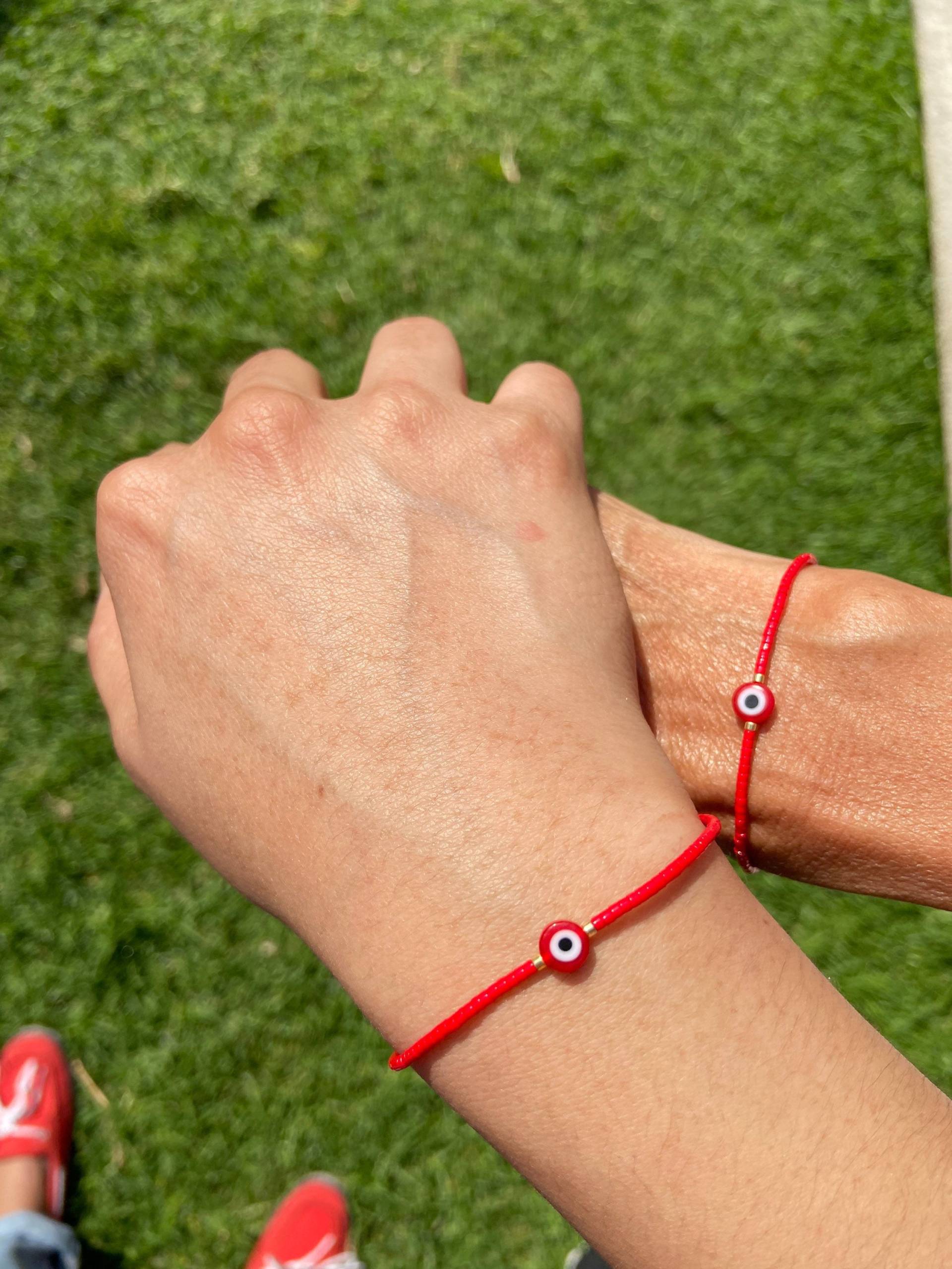 Evil Eye Armband, Minimalist Schutz Armband Für Männer, Frauen von ULUcreaciones
