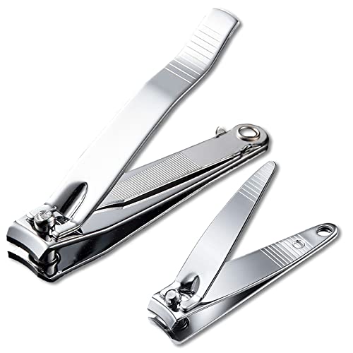 Nagelknipser Set, Ultra Sharp Edelstahl Fingernagel und Fußnägel Clipper Cutter für Männer Frauen von ULYSIA