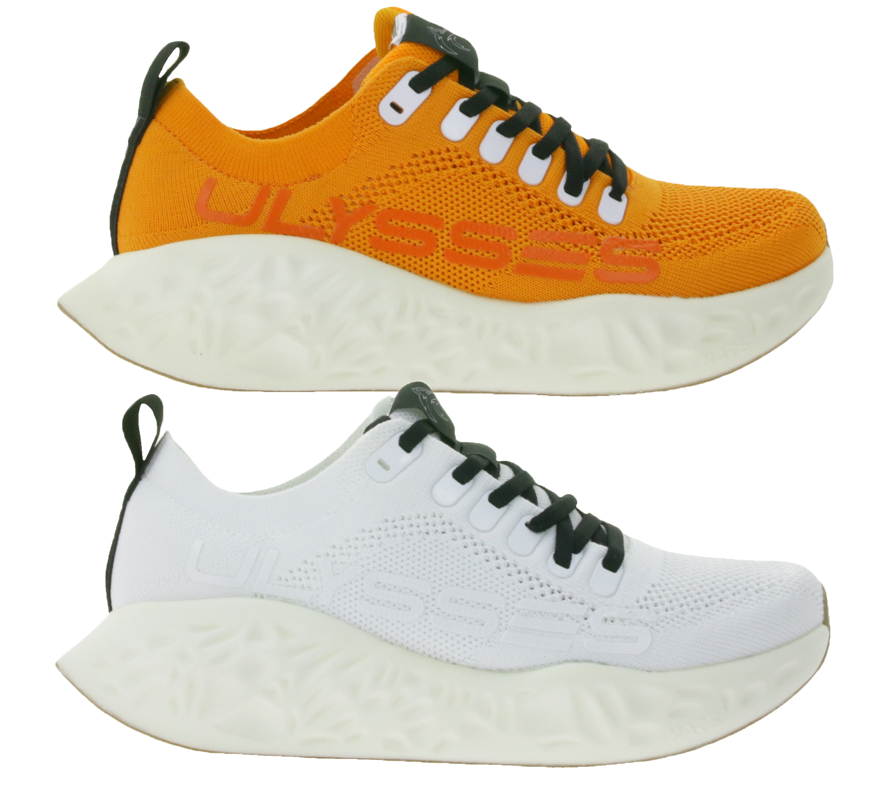 ULYSSES Honi Damen Lauf-Schuhe mit Adaptive Running System Sneaker Fitness-Schuhe Orange oder Weiß von ULYSSES