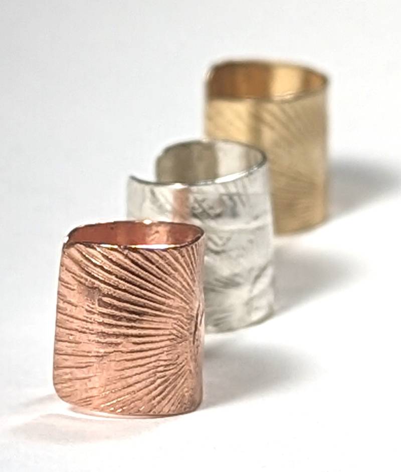 Geburtstagsgeschenk Ear Cuff Trio 3 Cuffs Sterling Silber - Messing Kupfer von ULoveJewelry