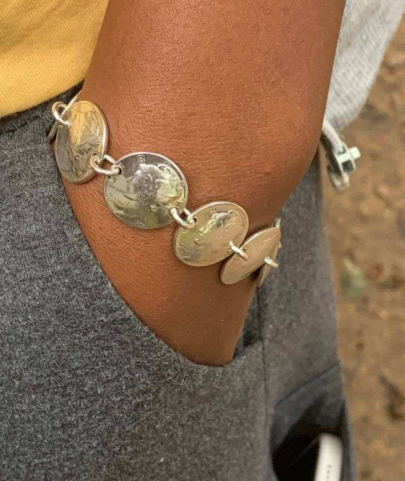 Kostenloses Geschenk Mit Einem Kauf Von 35 Dollar Oder Mehr Vintage Coin Armband Unisex Schmuck von ULoveJewelry