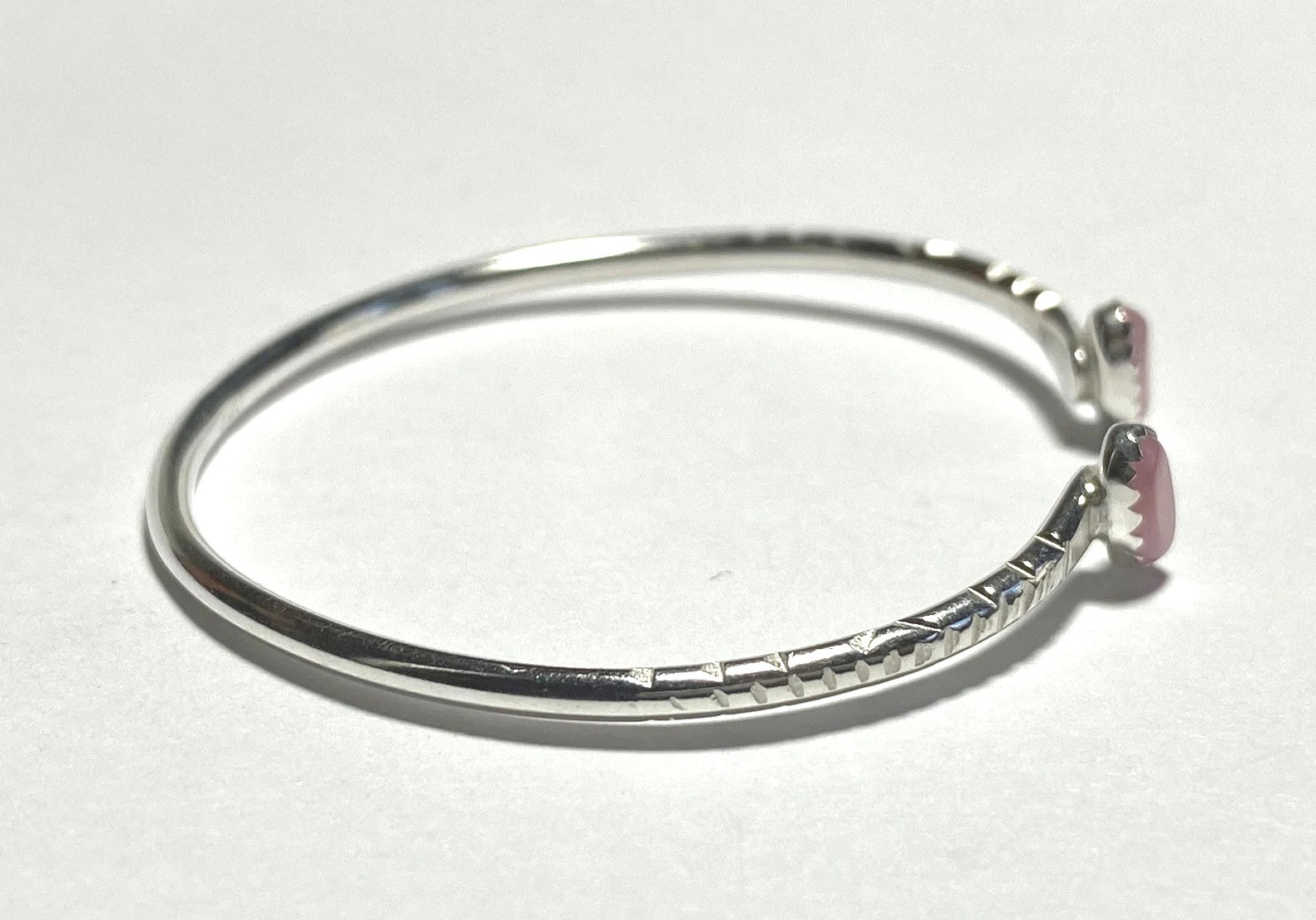 Sterling Silber Armband Für Kleinkinder Und Kleinkinder. Wählen Sie Die Bevorzugte Steinfarbe von ULoveJewelry