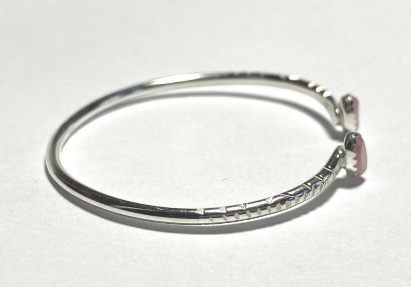 Sterling Silber Armband Für Kleinkinder Und Kleinkinder. Wählen Sie Die Bevorzugte Steinfarbe von ULoveJewelry