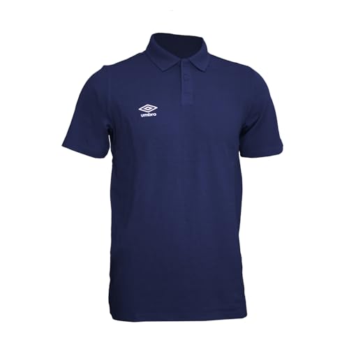 UMBRO Club Essential Poloshirt Herren dunkelblau/weiß, L (52/54 EU) von UMBRO