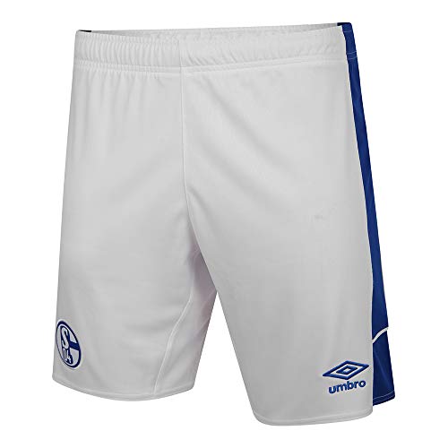 UMBRO FC SCHALKE 04 Heimshort 20/21 Kinder weiß - YL von UMBRO