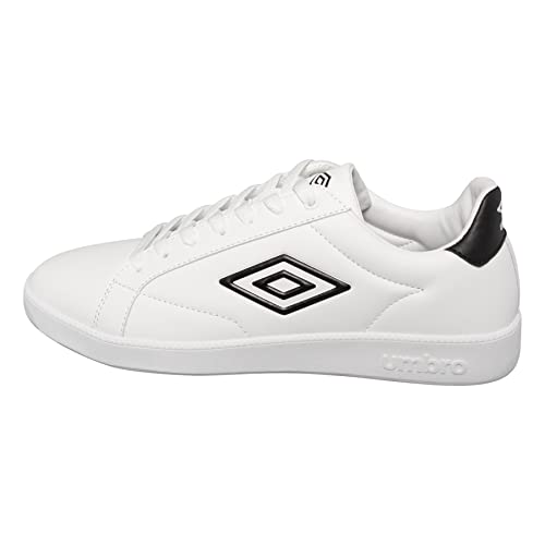 UMBRO Herren Broughton II Sneaker, weiß/schwarz, 43 EU von UMBRO