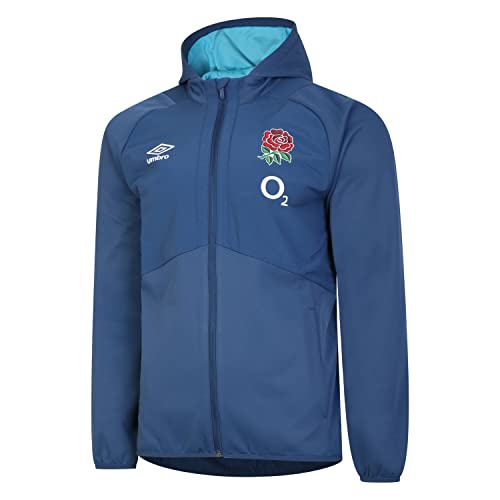 Umbro Männlich England durchgehendem Reißverschluss (O2) Jacke, Fähnrich Blau/Junggesellenabschied Knopf, 3XL von UMBRO