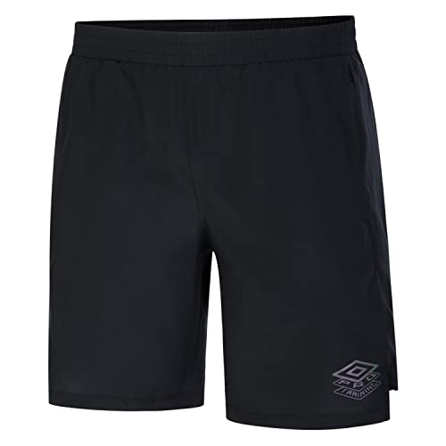 Umbro Herren Pro Training Woven Short Kurze Hose, Schwarz, L von UMBRO