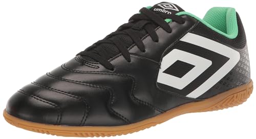 UMBRO Herren Sala 5 Ic Indoor Fu ballschuh, Schwarz/Wei /Gr n, 9 von UMBRO