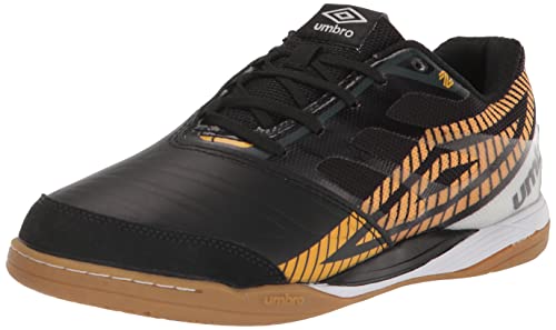 Umbro Herren Sala Z Pro Sneaker, Schwarz/Safran/Weiß, 47 EU von UMBRO