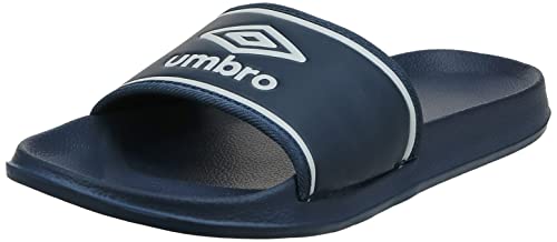 UMBRO Herren Shower Slide Badeschuhe 888_40419, Marineblau / Weiß, 7 US von UMBRO