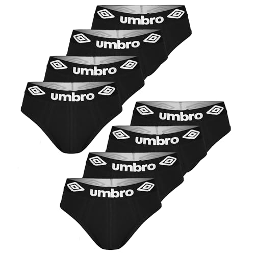 UMBRO Herren Slips 8er Pack XXL Unterhosen männer Baumwoll Passform Atmungsaktiv von UMBRO