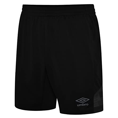 UMBRO Herren Vier Shorts, Schwarz/Carbon, XL von UMBRO