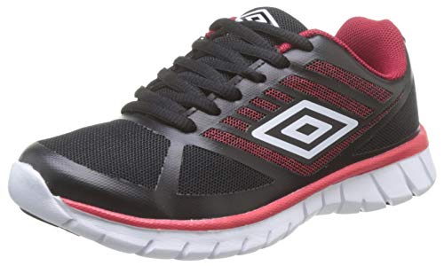 Umbro Jungen Lever Jr Laufschuhe, Schwarz (Black/White/Red 137), 29.5 EU von UMBRO