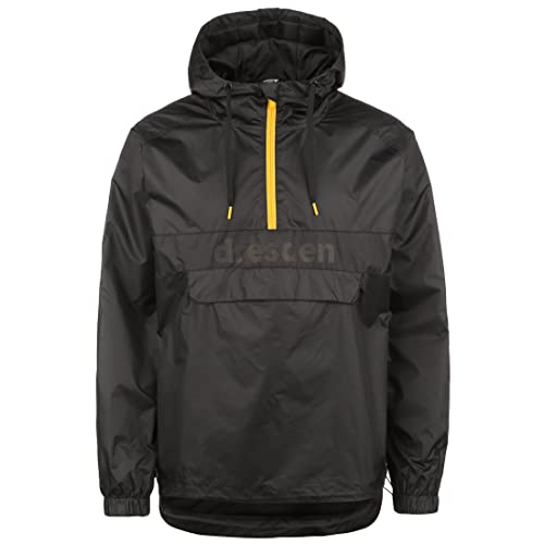 UMBRO SG Dynamo Dresden Icon II 1/2 Zip Kapuzenjacke Herren schwarz/gelb, L (52/54 EU) von UMBRO