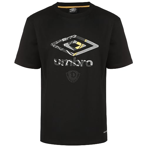 UMBRO SG Dynamo Dresden Navigation Classic T-Shirt Herren schwarz, S von UMBRO