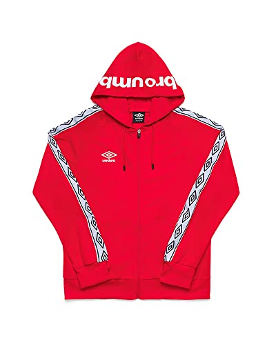 UMBRO - Trainingsanzug aus Baumwolle, rot-blau (XL) von UMBRO