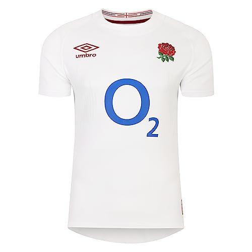 UMBRO Unisex England Home Pro Jersey Ss Jnr Heimtrikot/Trikot-Set, Offizielles Lizenzprodukt, L von UMBRO