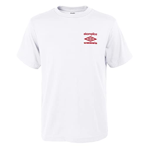 UMBRO Unisex-Erwachsene X Akomplice World Peace kurzen Ärmeln T-Shirt, Weiss/opulenter Garten, Mittel von UMBRO