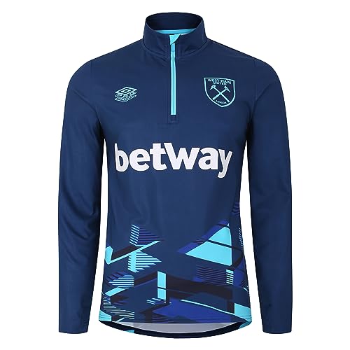 Umbro Herren 98670u Midlayer, Mfq-Tw Navy/Deep Surf/Bluefish, M von Umbro