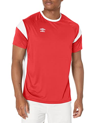 Umbro Herren Inter Fußballtrikot Hemd, Rot/Ausflug, einfarbig (Getaway Solids), L von UMBRO