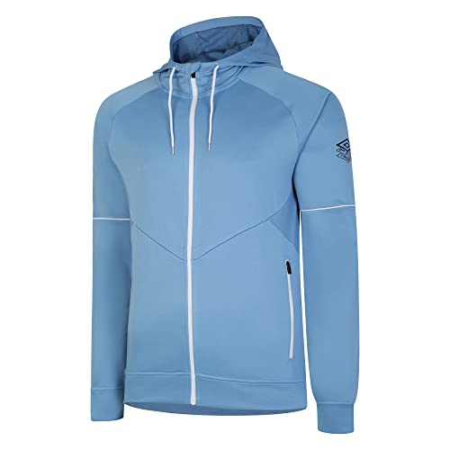 Umbro Herren Pro Training Fz Hoodie Pullover Sweater, hellblau, S von UMBRO