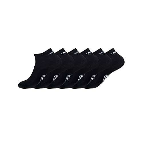 Sportsocken Herren Ultraweich, Socken Herren, Luftiges Netzgewebe, rutschfest (6er Pack), Schwarz, 39/42 von UMBRO