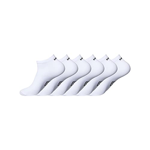 Sportsocken Herren rutschfest, Socken Herren, Bewegungsfreiheit, Atmungsaktiv (6er Pack), Weiss, 39/42 von UMBRO