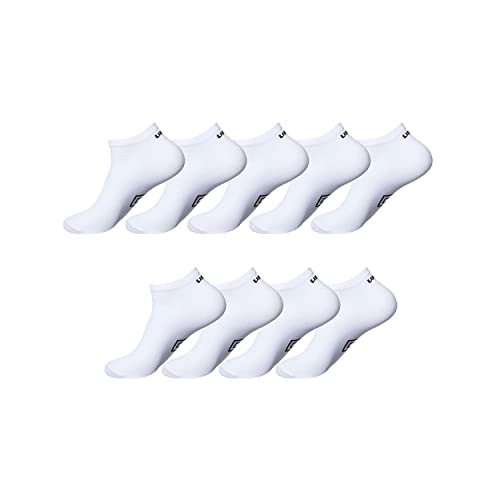 Socken Herren Anti-Schweiss, Sportsocken Herren, Angenehm, Knitterfrei (9er Pack), Weiss, 39/42 von UMBRO