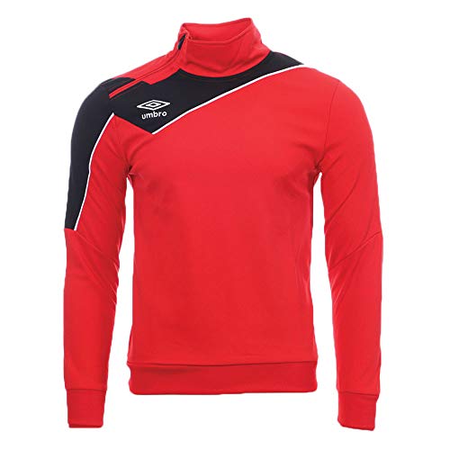 Umbro Herren Sweat Homme Division 1 Sweatshirt, Rot/Schwarz, XXL von UMBRO