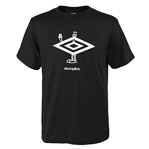 Umbro Unisex-Erwachsene X Akomplice Peaceman Kurzarm T-Shirt, Black Beauty, Mittel von UMBRO