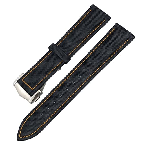 UMCNVV 19/20 mm Nylon-Leder-Leinen-Armband, 21/22 mm, passend für Omega AT150 Seamaster Planet Ocean Watch, Nylonarmband, 19 mm, Achat UMCNVV 19/20 mm Nylon-Leder-Leinen-Armband, 21/22 mm, passend für Omega AT150 Seamaster Planet Ocean Watch, Nylonarmband, 19 mm, Achat von UMCNVV