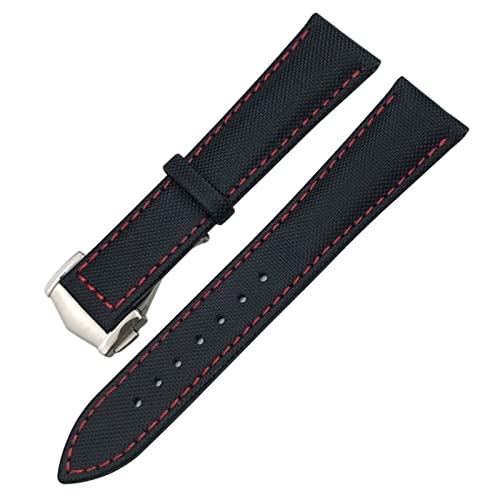 UMCNVV 19/20 mm Nylon-Leder-Leinen-Armband, 21/22 mm, passend für Omega AT150 Seamaster Planet Ocean Watch, Nylonarmband, 22 mm, Achat UMCNVV 19/20 mm Nylon-Leder-Leinen-Armband, 21/22 mm, passend für Omega AT150 Seamaster Planet Ocean Watch, Nylonarmband, 22 mm, Achat von UMCNVV