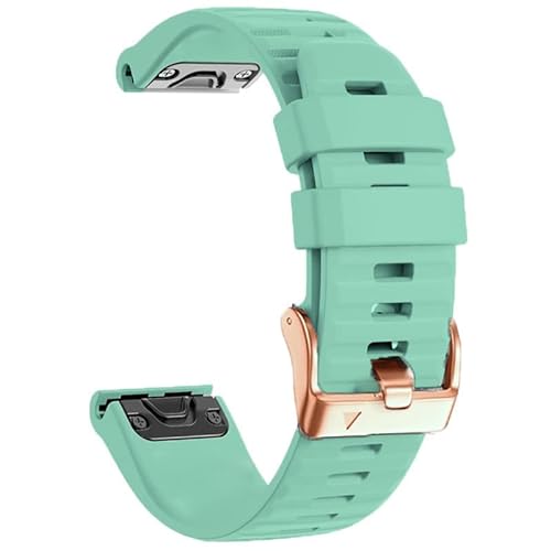 UMCNVV 20 mm Smartwatch-Armband für Garmin Fenix 7S/5S Plus/6S/6S Pro, Schnellverschluss-Armband, Silikon-Armband, Roségold, For Fenix 5S Plus GPS, Achat von UMCNVV