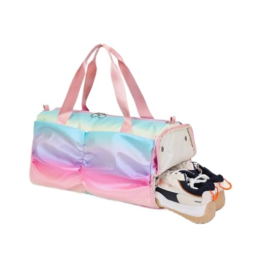 UMCNVV Bunte Damen-Sporttasche, Reisetasche, Fitness-Tasche für Schuhe, Outdoor, Schultertasche, Sport, Studenten, Alltag, trockene nasse Handtaschen, Duffel, Yoga-Pack, rose, Einheitsgröße UMCNVV Bunte Damen-Sporttasche, Reisetasche, Fitness-Tasche für Schuhe, Outdoor, Schultertasche, Sport, Studenten, Alltag, trockene nasse Handtaschen, Duffel, Yoga-Pack, rose, Einheitsgröße von UMCNVV